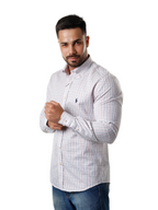 Men's RL Shirt Custom Istanbul White and Blue and Red