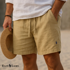 Short Capri Homme en Lin Héritage