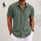 Men's Elegant Linen Cotton Shirt