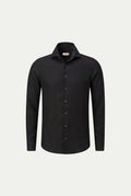 Amalfi Long Sleeve Linen Shirt Black