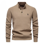 Men's Premium Knit Henley Sweater || Clearance Sale