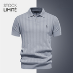 Men's Exclusive Men's Textured Knit Polo Shirt