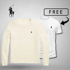 Men's Premium Sweater™ + Free T-Shirt  🎁