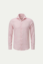 Amalfi Long Sleeve Linen Shirt Pink