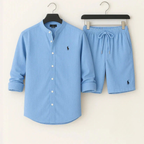 Men's Summer Shirt & Shorts Set - Clearance Sale