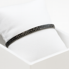 Double Riviera Black Zirconia - Black Rhodium
