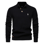 Men's Premium Knit Henley Sweater || Clearance Sale