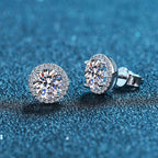 Classic Moissanite & Zirconia Earrings