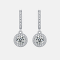 Classic Moissanite & Zirconia Hoop Earrings