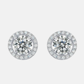 Classic Moissanite & Zirconia Earrings