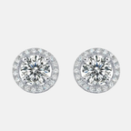 Classic Moissanite & Zirconia Earrings