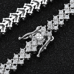 Triple Riviera Zirconia Bracelet