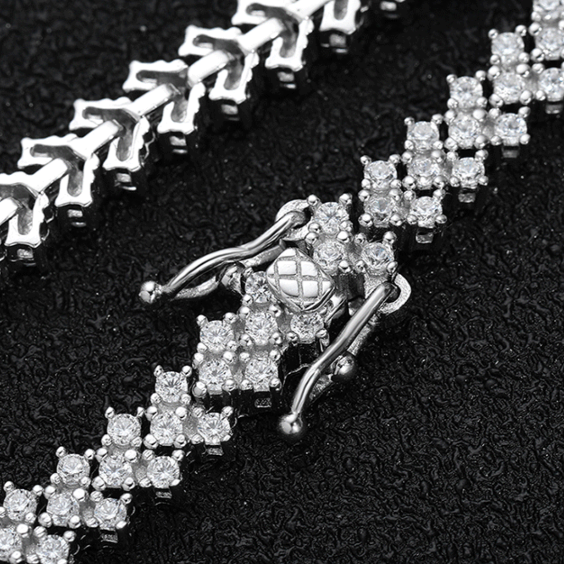 Triple Riviera Zirconia Bracelet