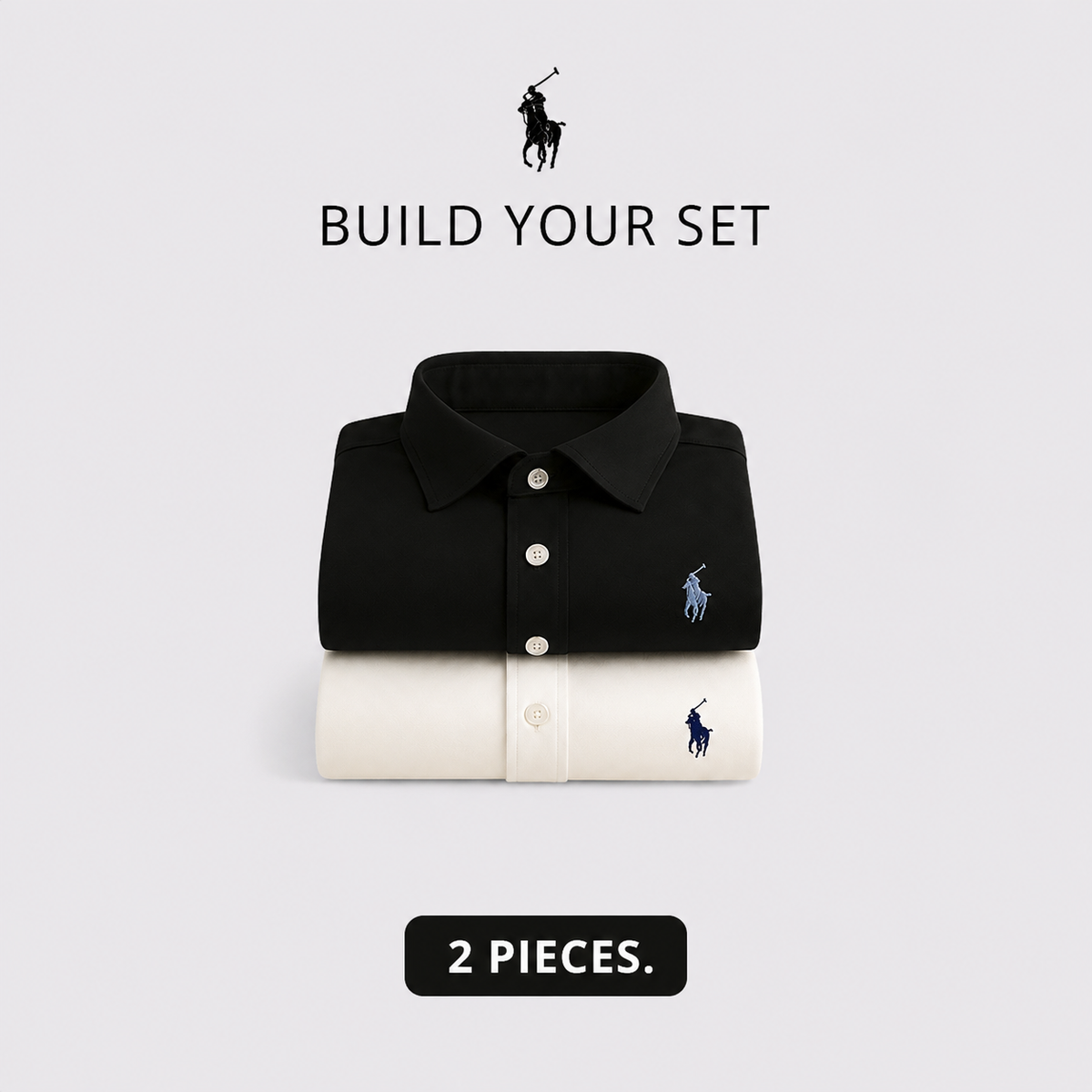 RL 2-Piece Premium Dress Shirt Set