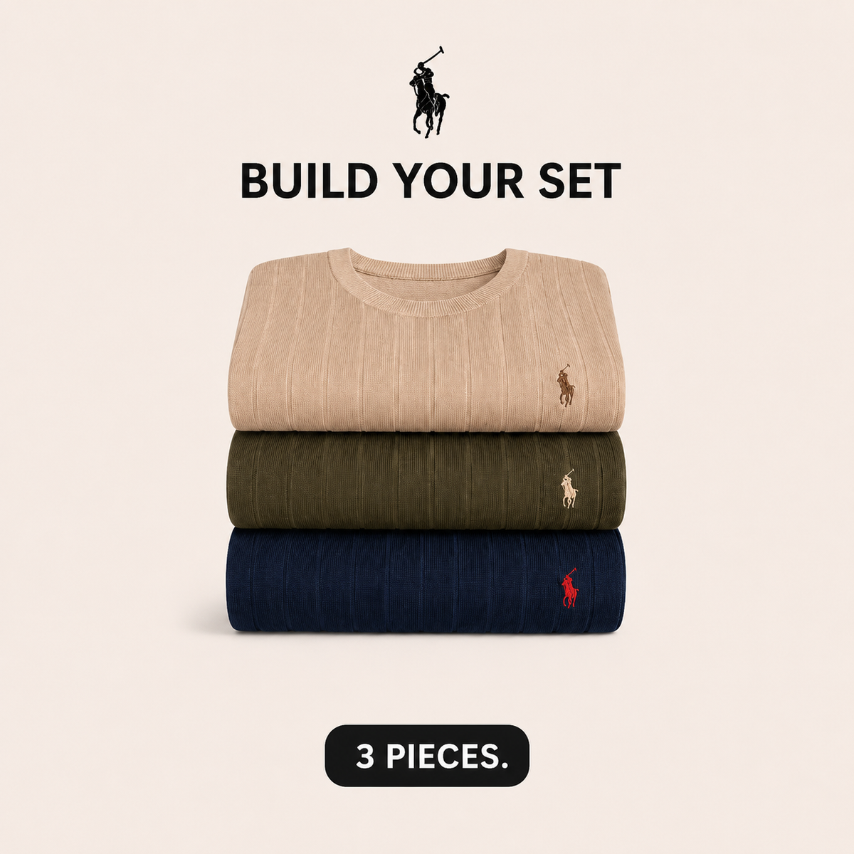 RL 3-Piece Premium Sweater Set