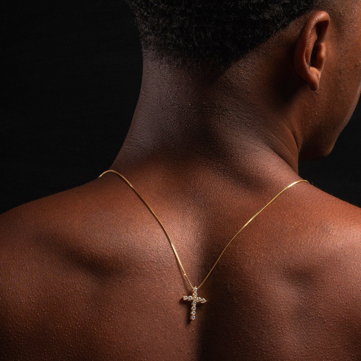 Moissanite Cross Necklace