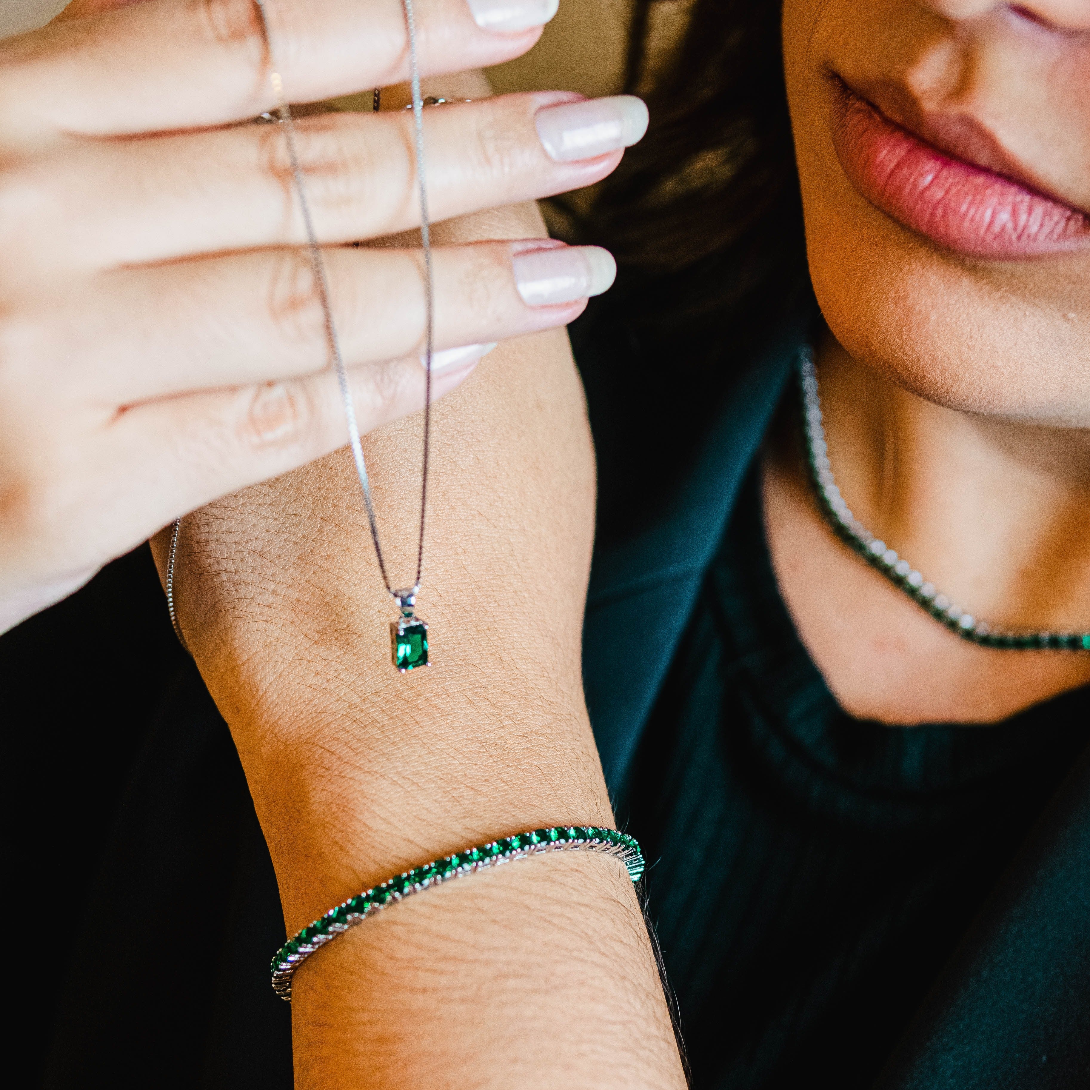 Venetian Necklace - Emerald