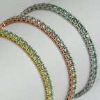 Riviera Topaz Moissanite - Rose Gold