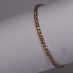 Riviera Brown Zirconia - White Gold