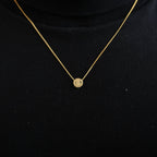 Saint Benedict Scapular Necklace - Yellow Gold