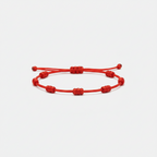 7 Knots Bracelet - Red