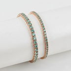 Riviera Topaz Moissanite - Rose Gold