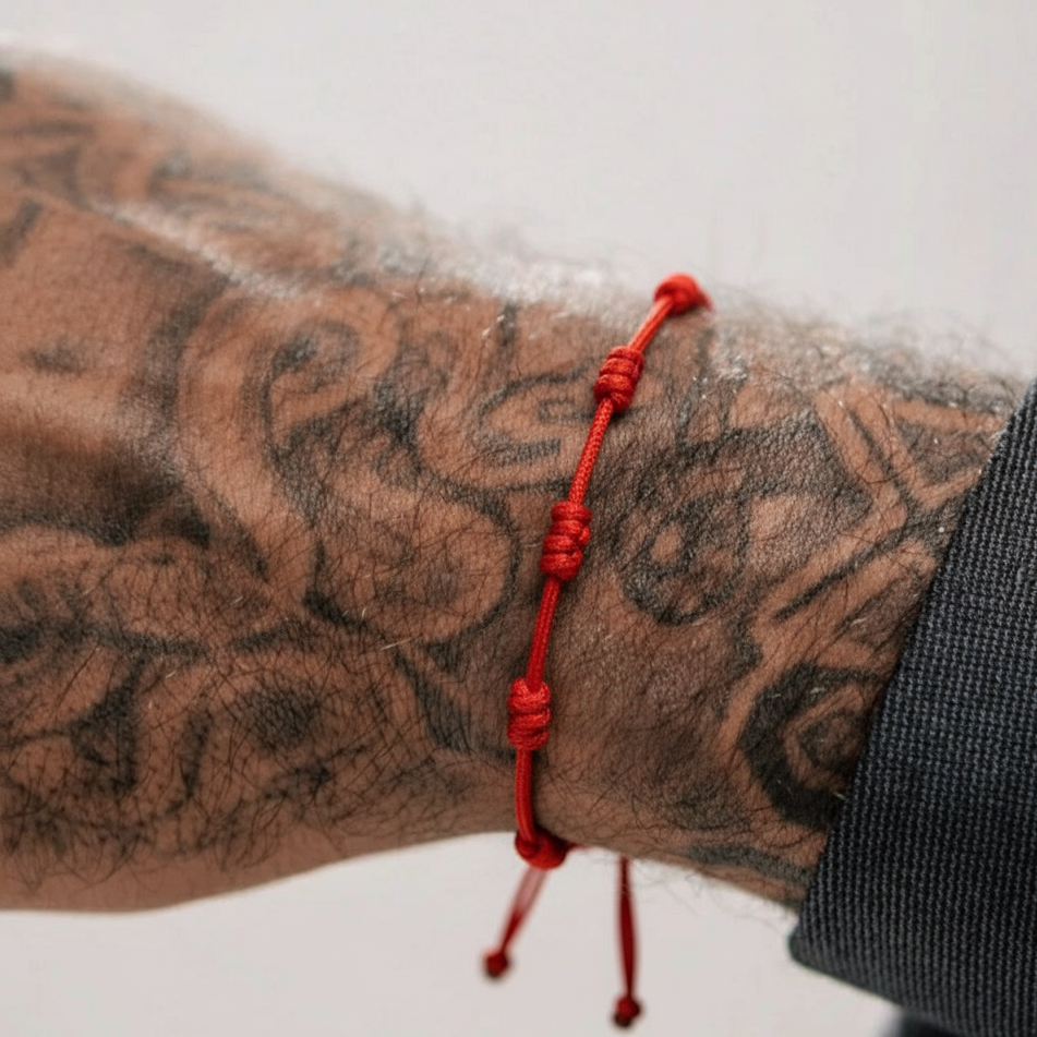 7 Knots Bracelet - Red