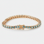 Riviera Topaz Moissanite - Rose Gold