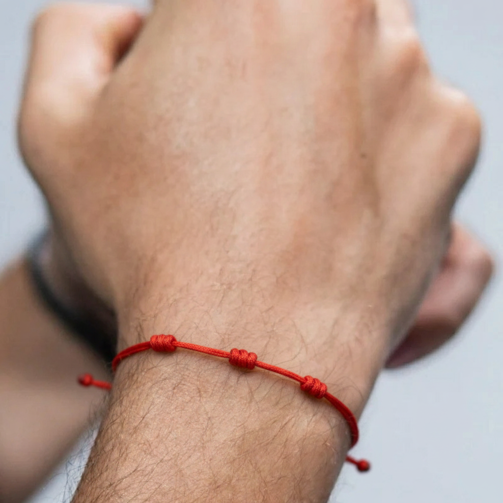7 Knots Bracelet - Red