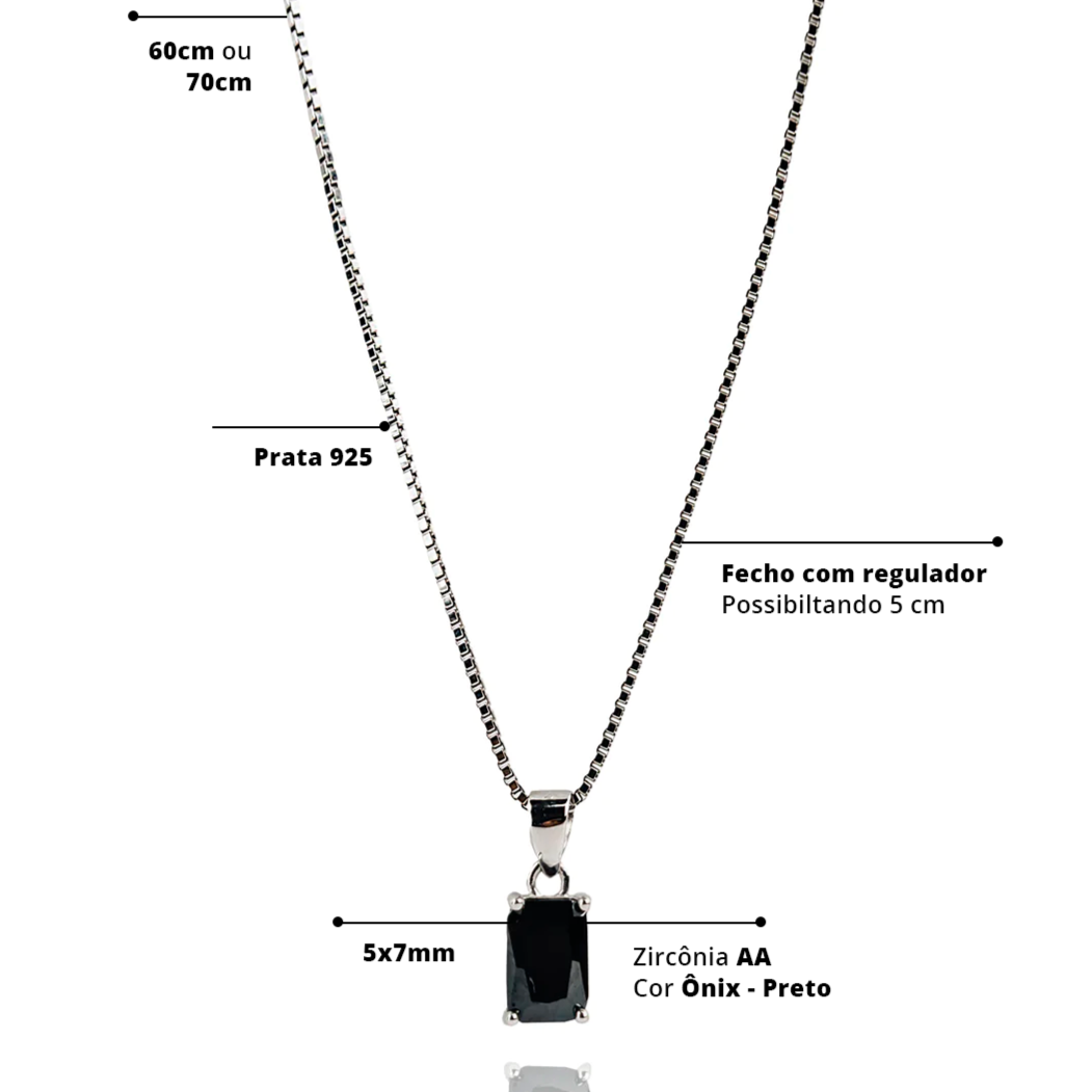 Venetian Necklace - Onyx