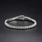 Triple Riviera Zirconia Bracelet
