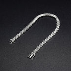 Triple Riviera Zirconia Bracelet
