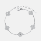 Clover Moissanite Bracelet