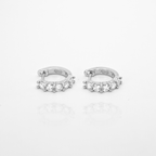 Rivh Moissanite Hoop Earrings
