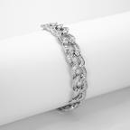 Baguette Cuban Chain Bracelet - 10mm