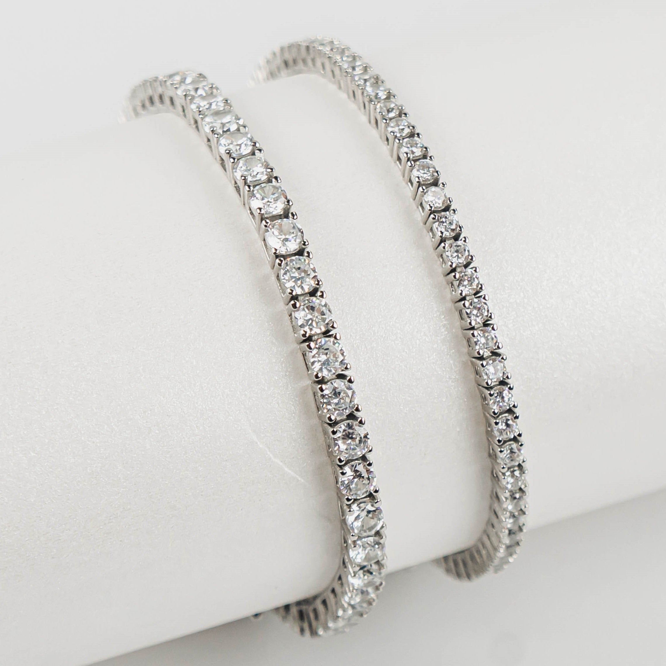 Riviera Crystal Zirconia - White Gold