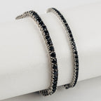 Riviera Black Zirconia - White Gold