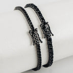Riviera Black Zirconia - Black Rhodium