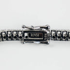 Riviera double en oxydes de zirconium assortis