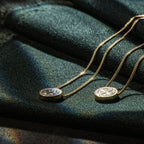 Saint Benedict Scapular Necklace - Yellow Gold