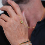 Saint Benedict Scapular Necklace - Yellow Gold
