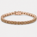 Riviera Brown Zirconia - Rose Gold