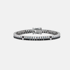Riviera double en oxydes de zirconium assortis