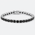 Riviera Black Moissanite - White Gold