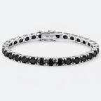 Riviera Black Moissanite - White Gold