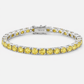 Riviera Fancy Moissanite - White Gold