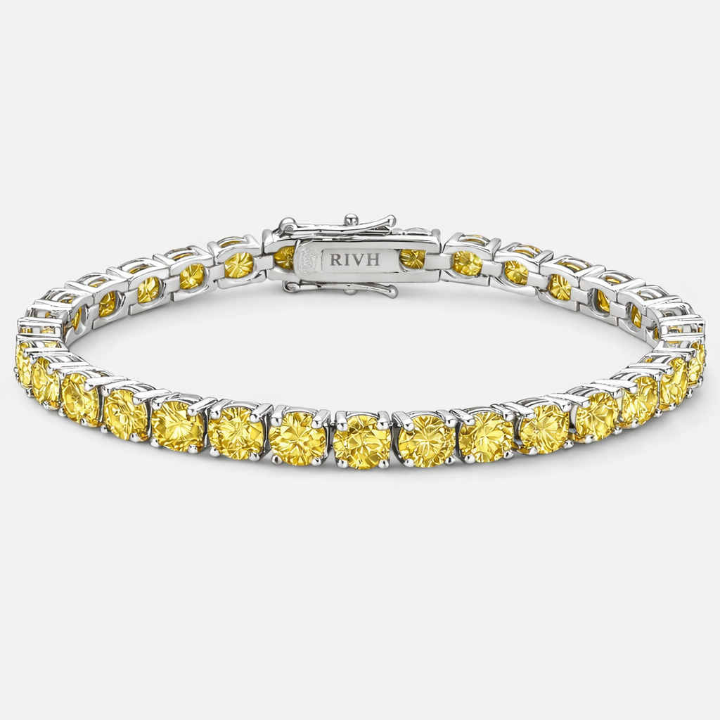 Riviera Fancy Moissanite - White Gold