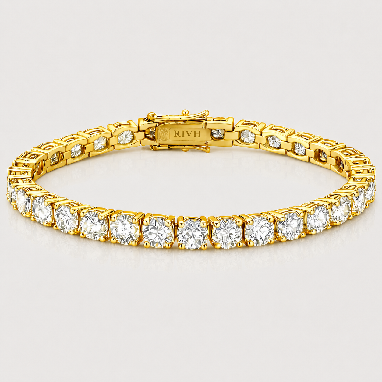 Riviera Moissanite - Yellow Gold