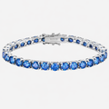 Riviera Royal Blue Moissanite - White Gold