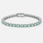 Riviera Topaz Moissanite - White Gold